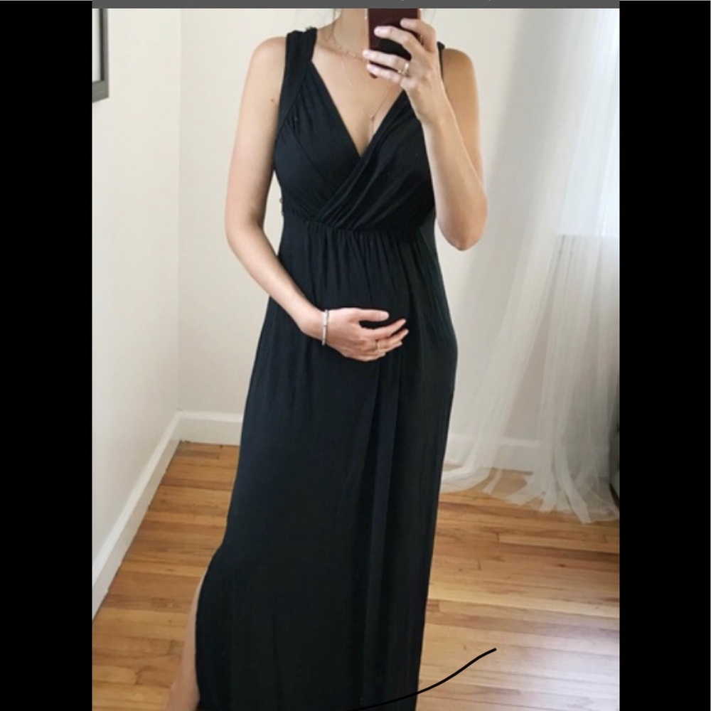 LIZ LANGE MATERNITY MAXI DRESS